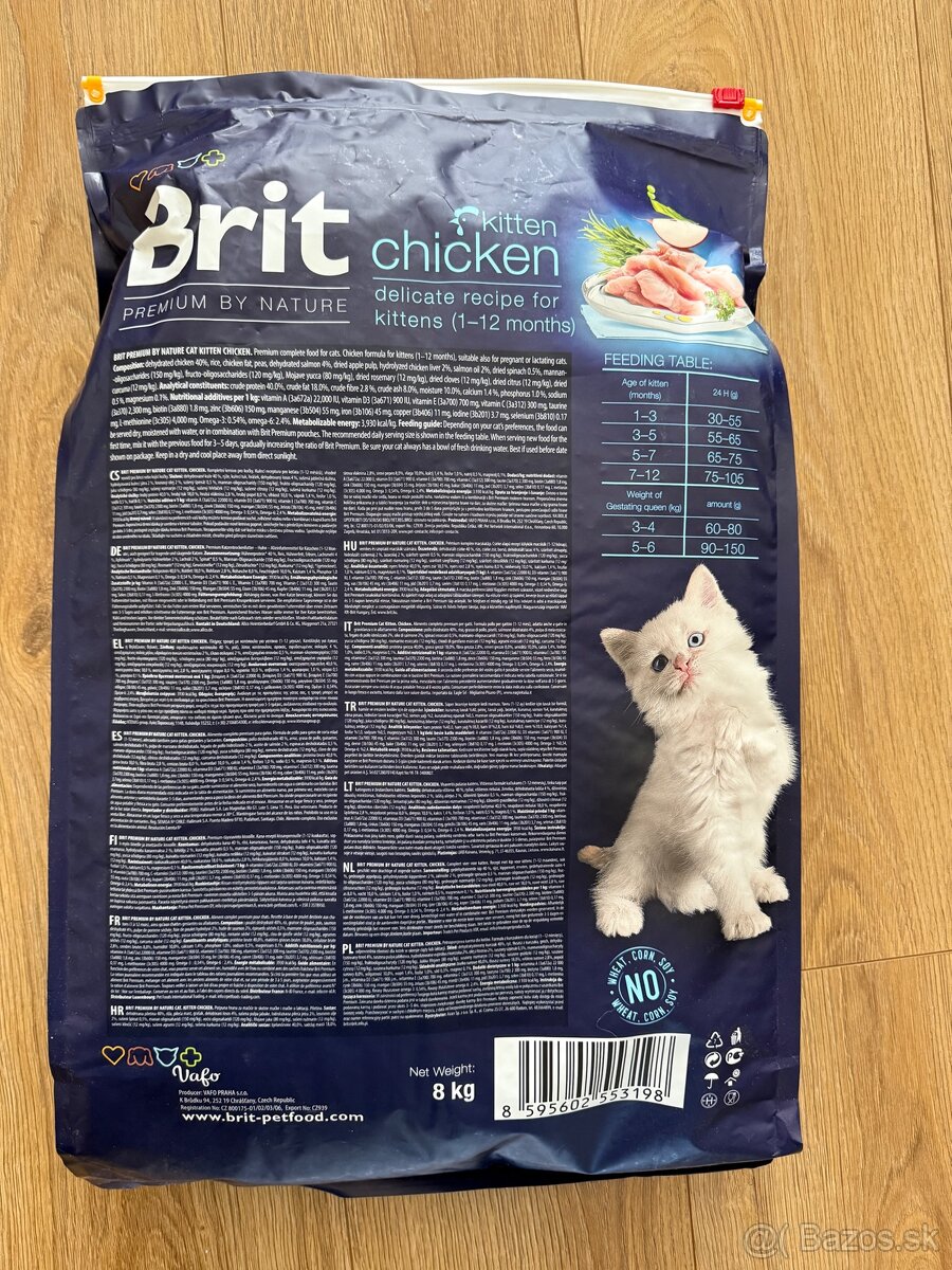 Granule pre mačky, Brit, 8 kg - 2
