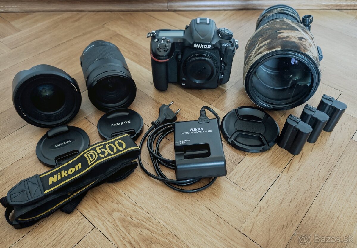 Fotoaparát Nikon D500 , objektívy - 2