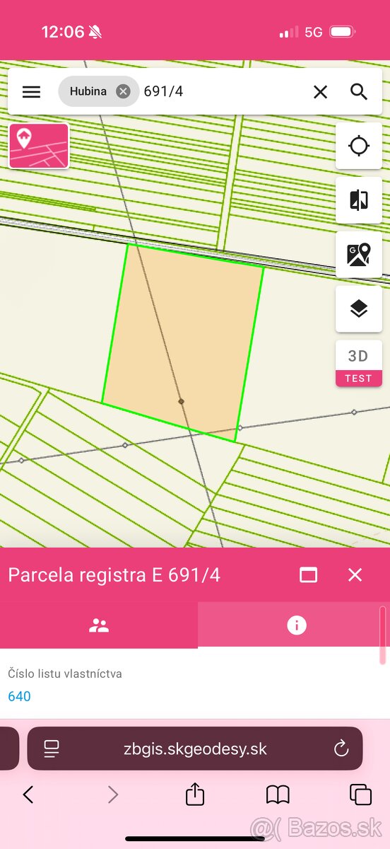 Predaj pozemkov v katastrálnom území Hubina - Piešťany - 2