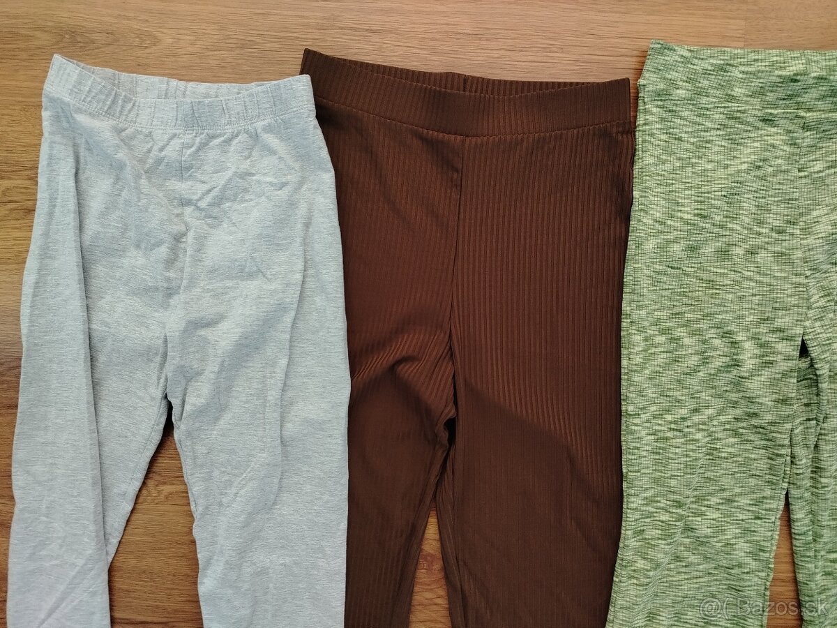 Legínové nohavice H&M, veľ. 170, 5 ks - 2