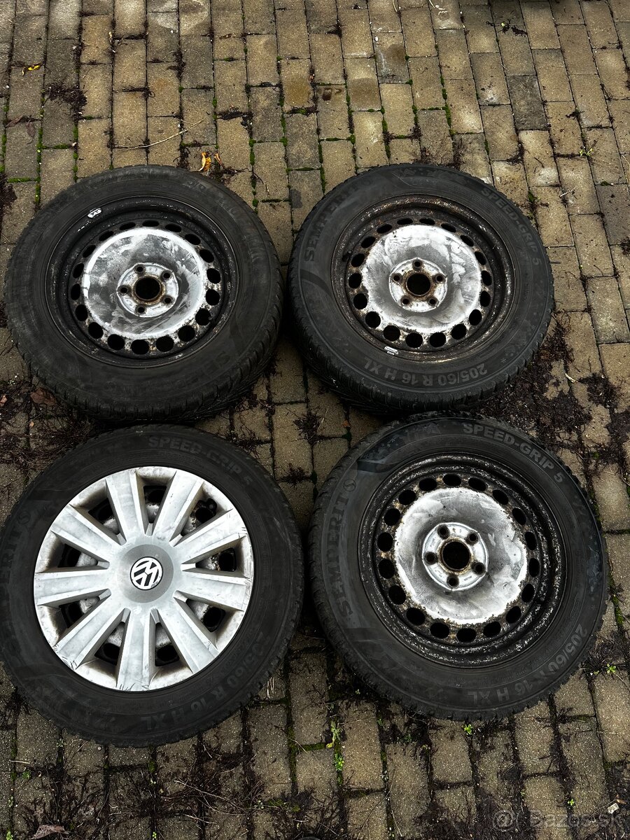 Predám disky 5x112 + zimné pneu 205/60 R16 - 2