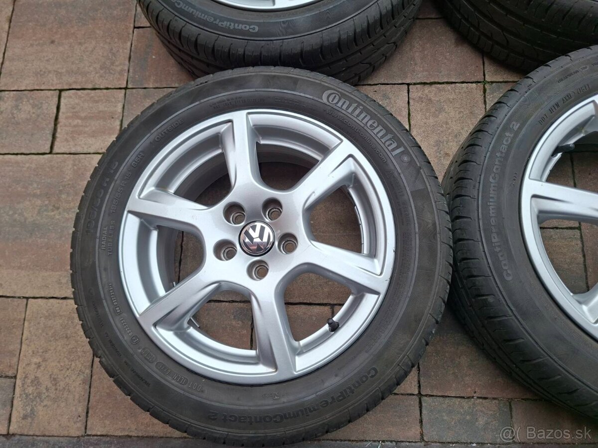 Orig. hliníkové disky VW R15, 5x100 - 2