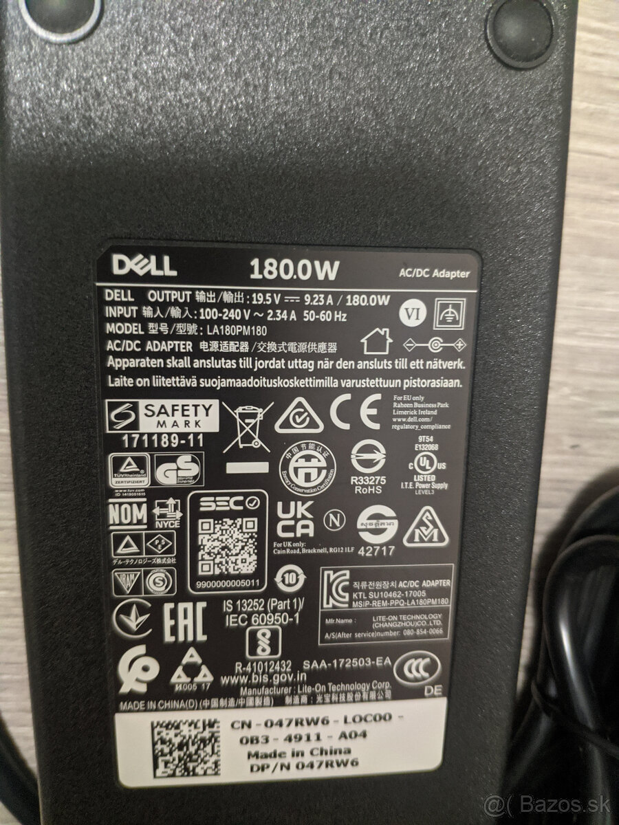DELL WD19 dokovacia stanica + adapter 180W - 2