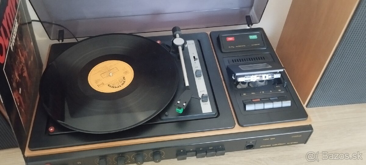 Tesla tzk 160 gramofón s magnetofonom - 2