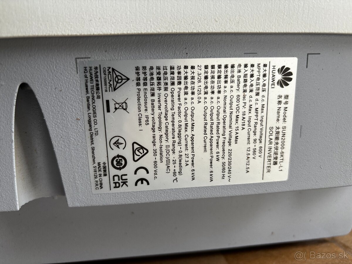 Menič Huawei SUN2000-6KTL-L1 - 2