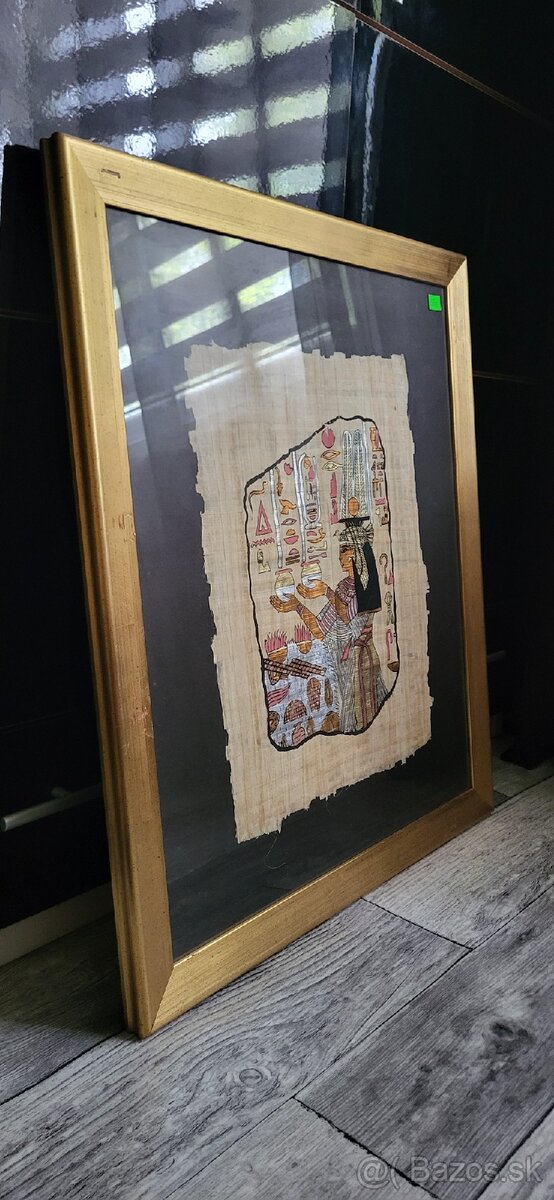 Egyptský ručne maľovaný papyrus - 2