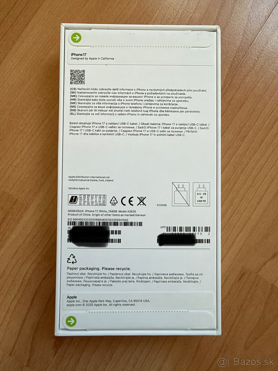 Apple iPhone 17 256GB White - 2