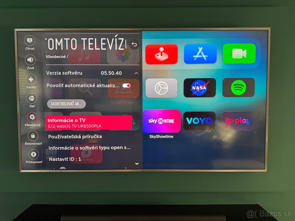 TV LG 4K 86” 218cm - 2