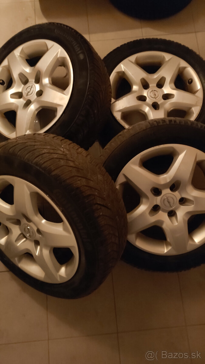 Predám Elektróny Opel R16 disky 5x110 - 2