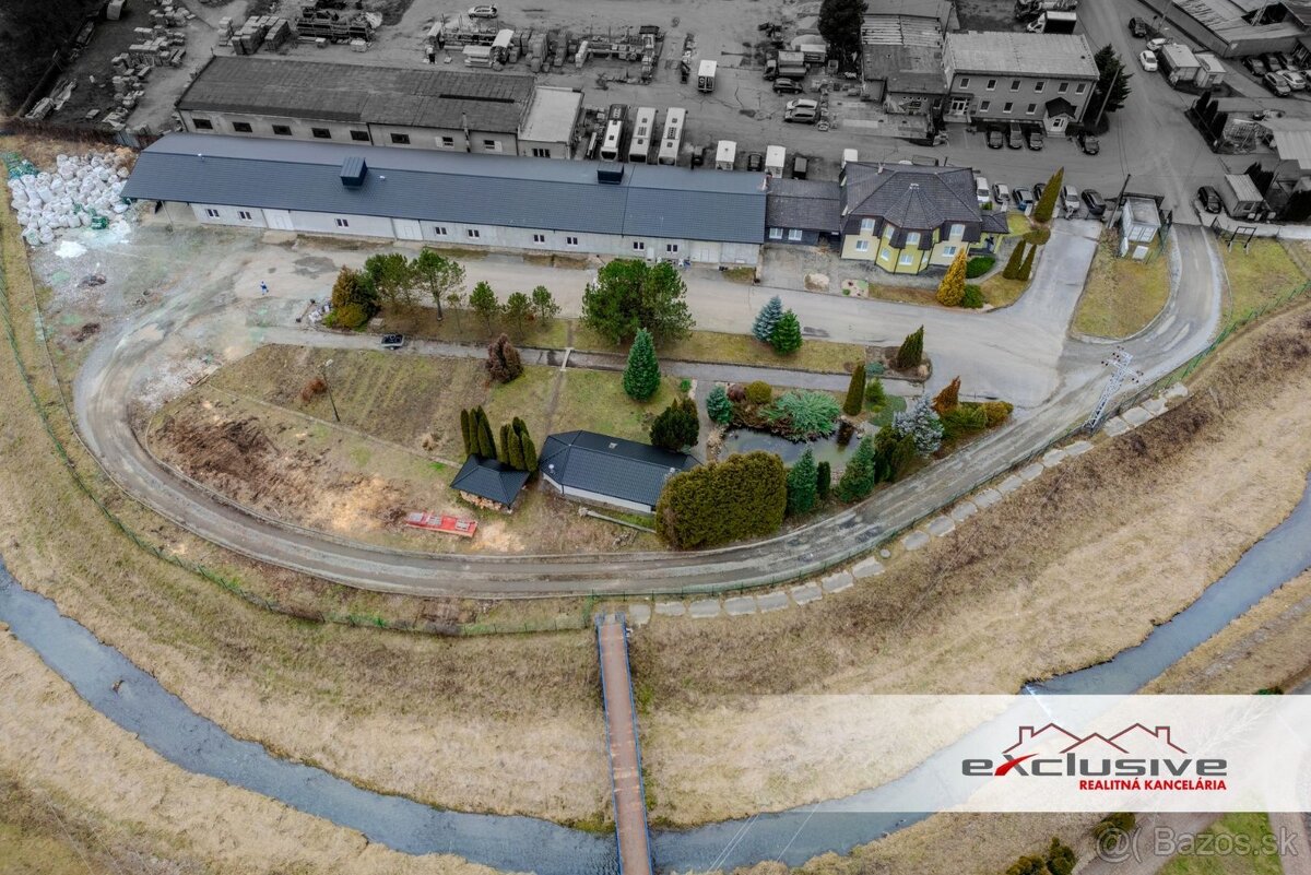 PRIEMYSELNÝ AREÁL,6668 M2 POZEMOK, SKLADY + POLYFUNKČNÁ BUDO - 2