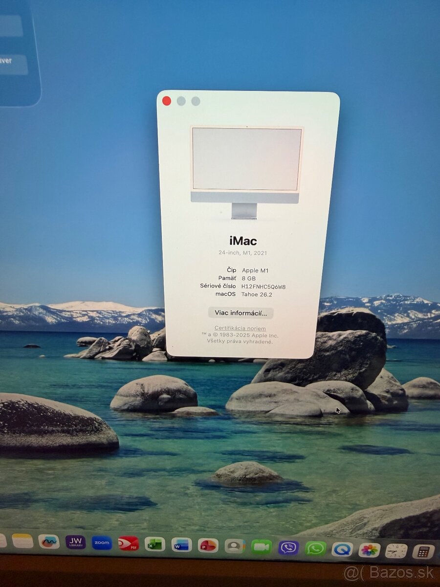 Apple imac 24, M1, 8gb ram, 512gb ssd disk, modrý - 2