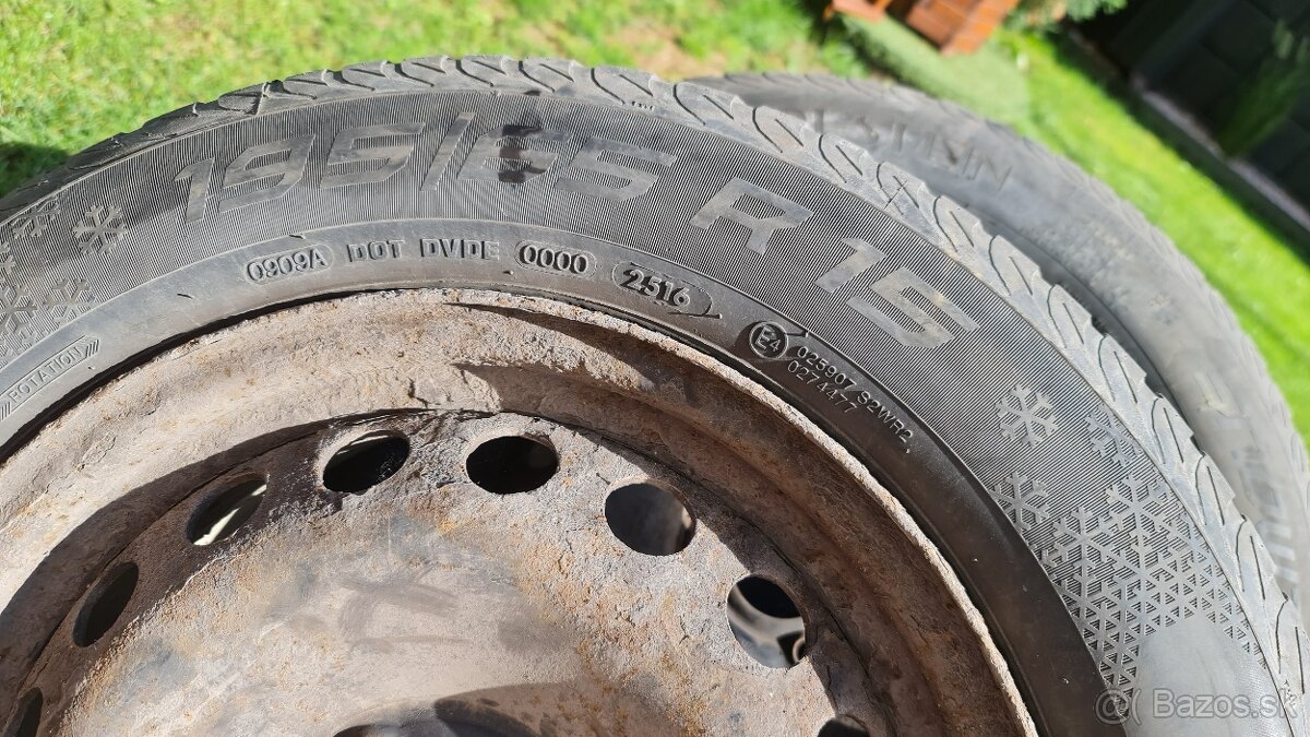 195/65 R15 zimná sada 4x100 - 2