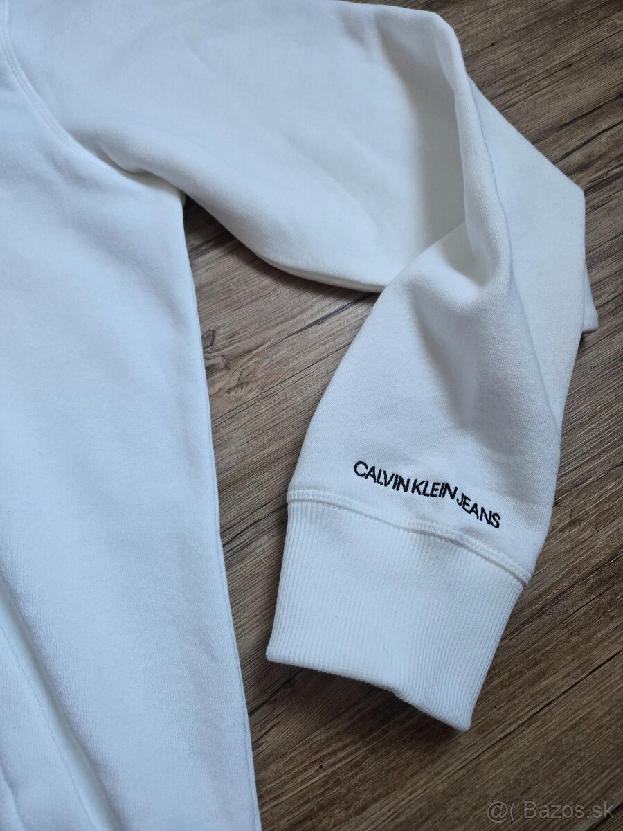 Calvin Klein mikina – biela - 2