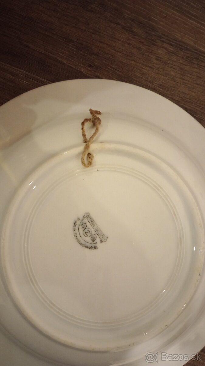 Maľované taniere nástenné 7 ks - 2