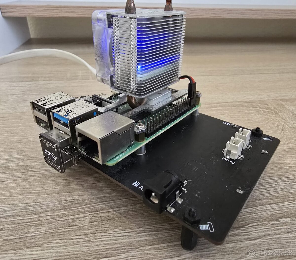 Raspberry Pi 4 model B 8Gb + chladič + doska pre ssd - 2