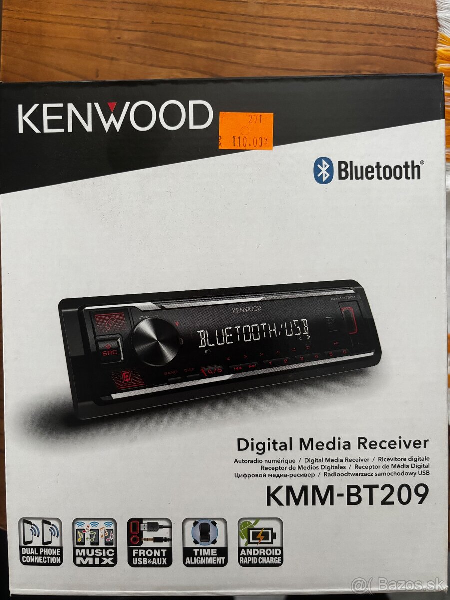 Autorádio Kenwood KMM-BT209 - 2