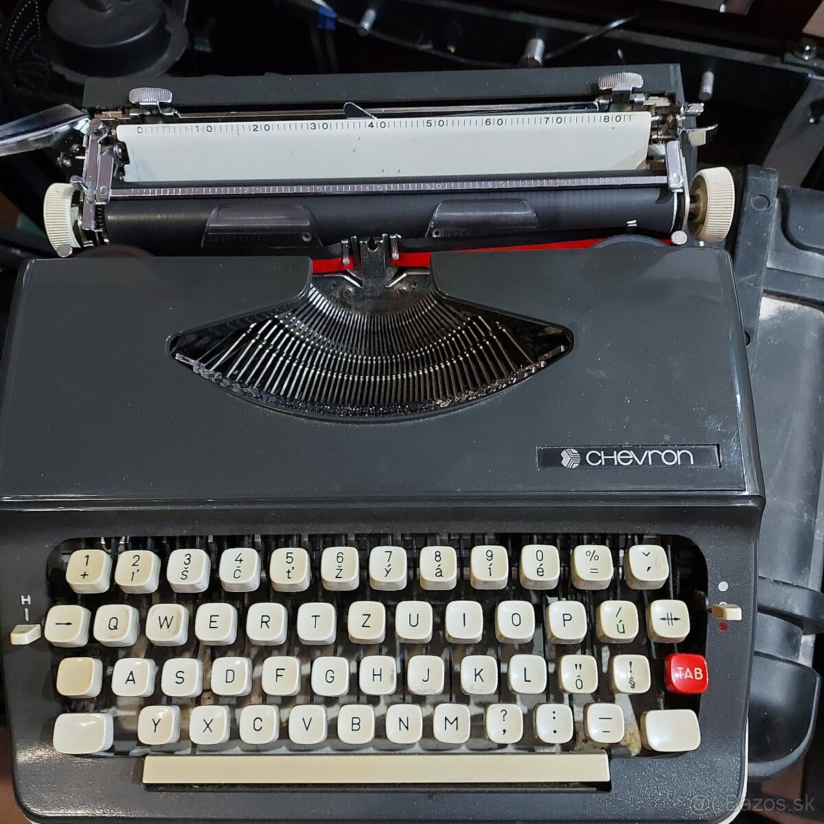 Písaci stroj chevron - 2