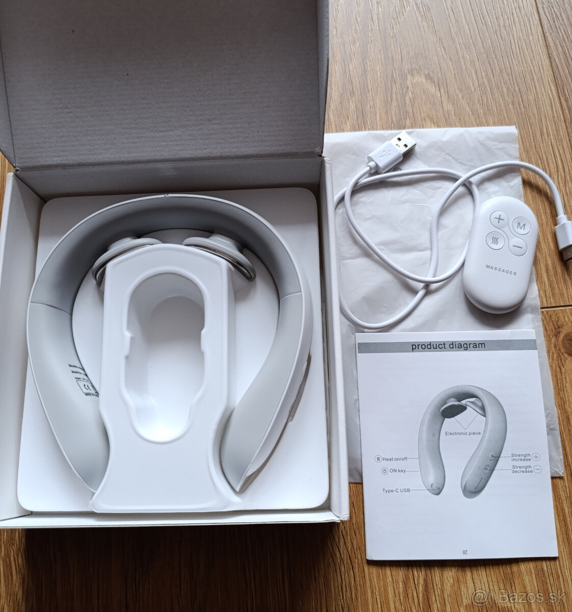 Masazny pristroj na krk - 2