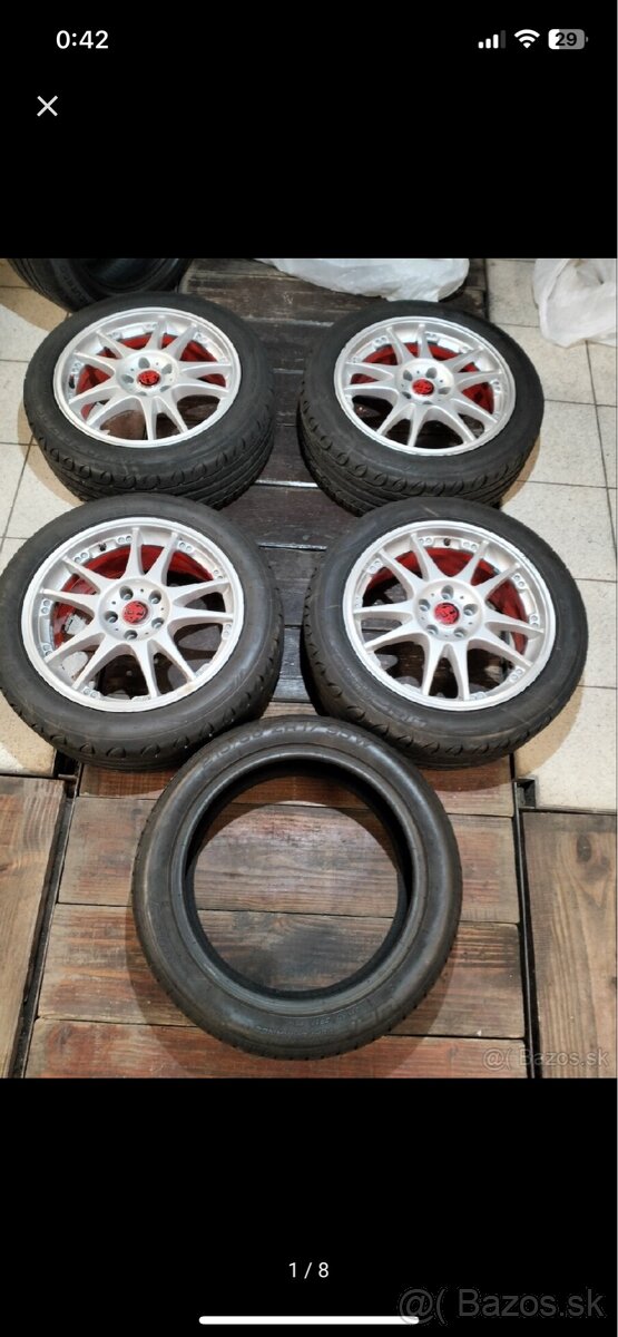 Predám pneumatiky a disky obuté a vivažene. UHP - 2