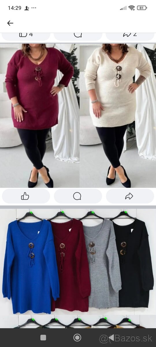 Dámsky sveter veľ.3xl - 2