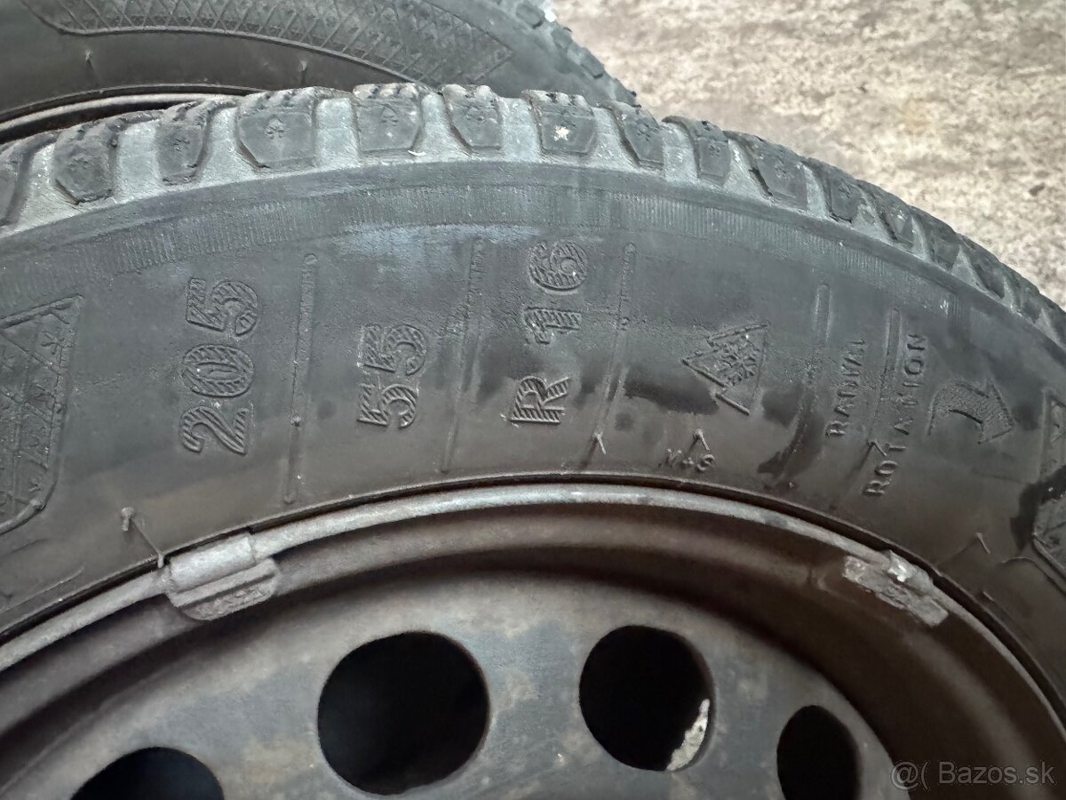 Predám disky z pneu 205/55R16 - 2