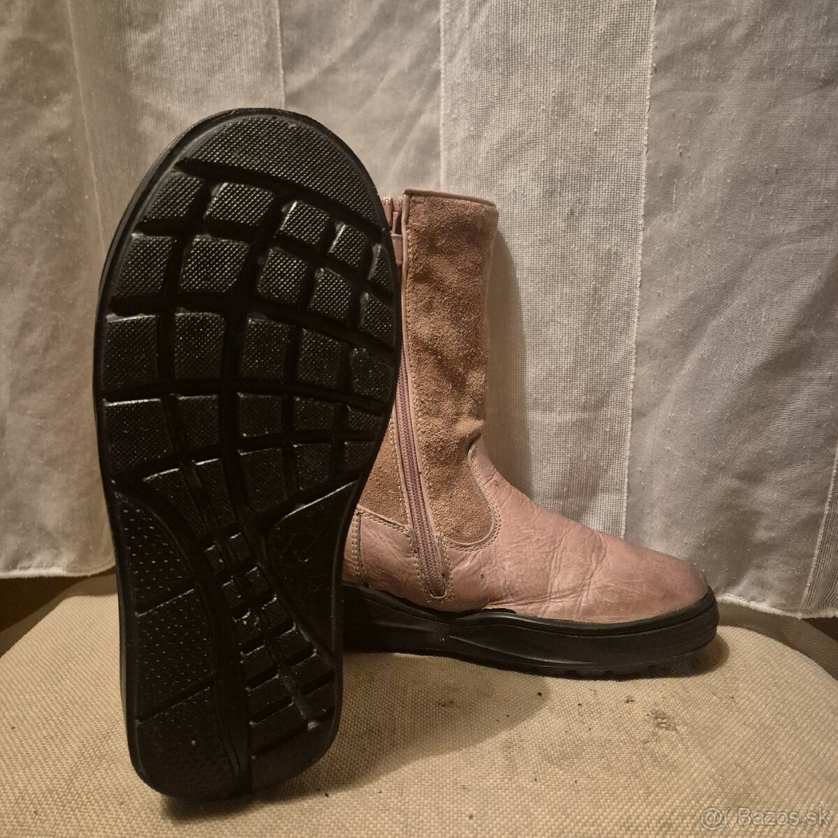 Čižmy NATURINO koža/vlna č.35 - 2