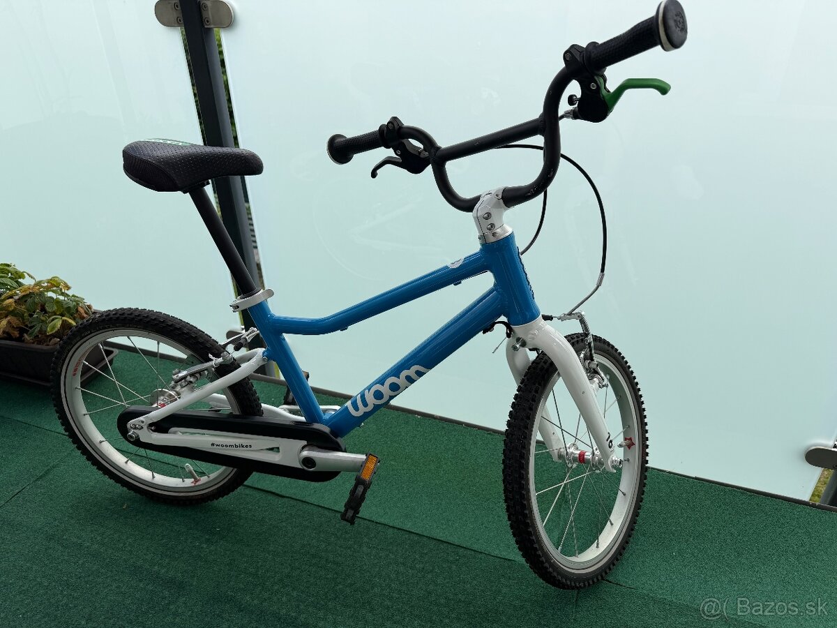 Predám detský bicykel Woom 3 - modrý - 2