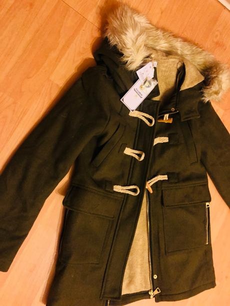 Pull&Bear zateplený kabát s kapucňou - 2