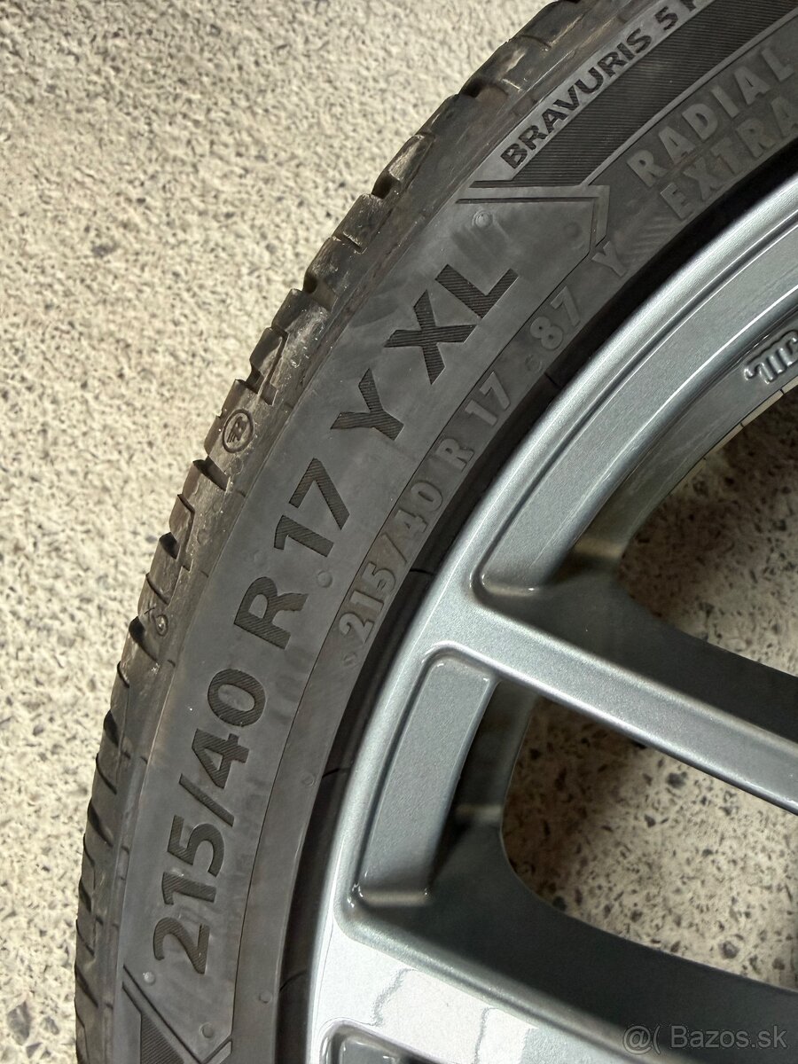 Alu disky 215/40 r17 - 2