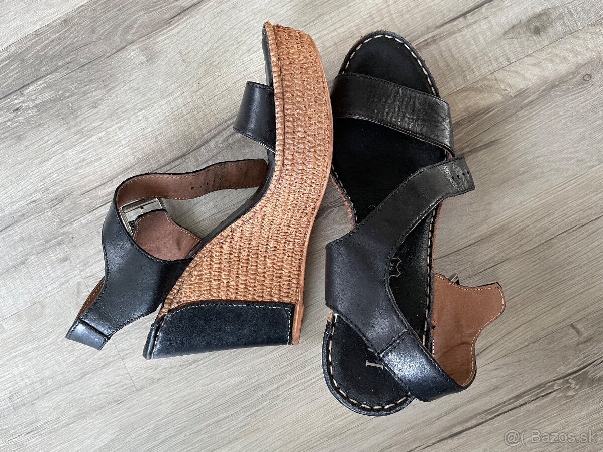 Kvalitne kozene sandale zn lasocky - 2