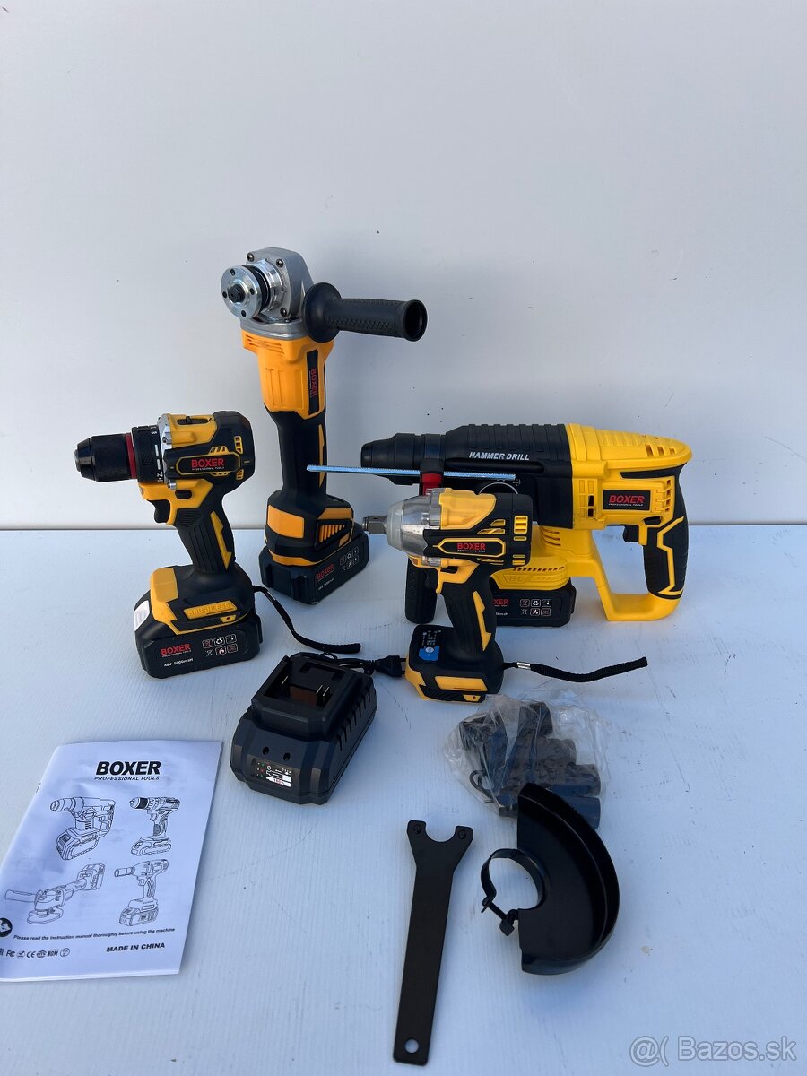 Akú set naradia 4v1 v kufriku - 2