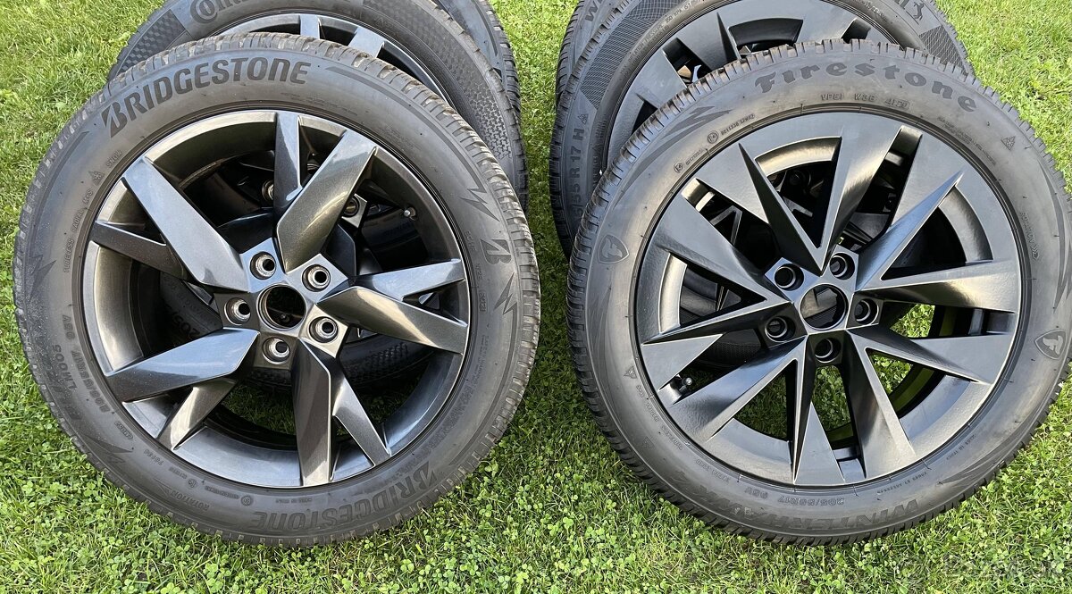 ALU disky skoda VW,AUDI Seat 205 55 R17 zimné 5x112 - 2