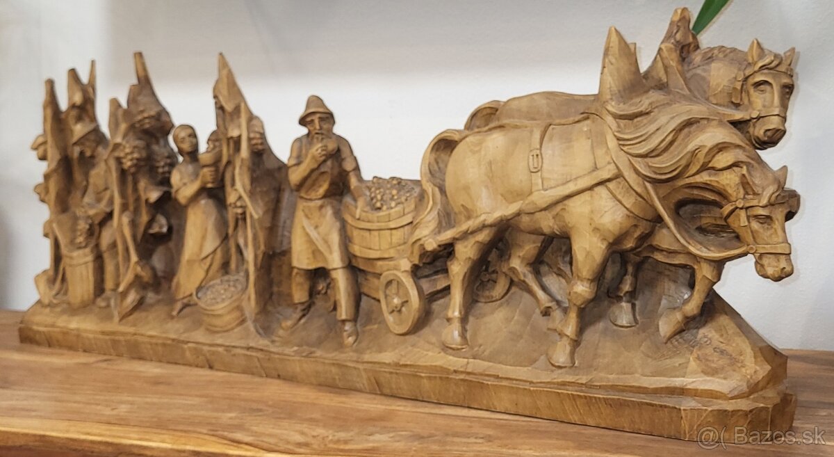 Dreveny obraz vyrezavany - 2