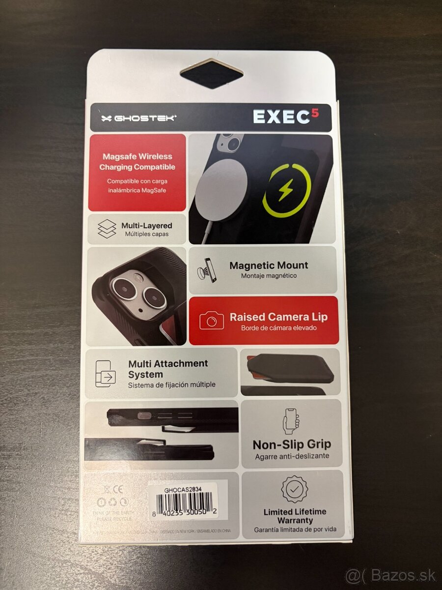 Predám nový originálny kryt Ghostek Exec 5 – iPhone 13 Pro - 2