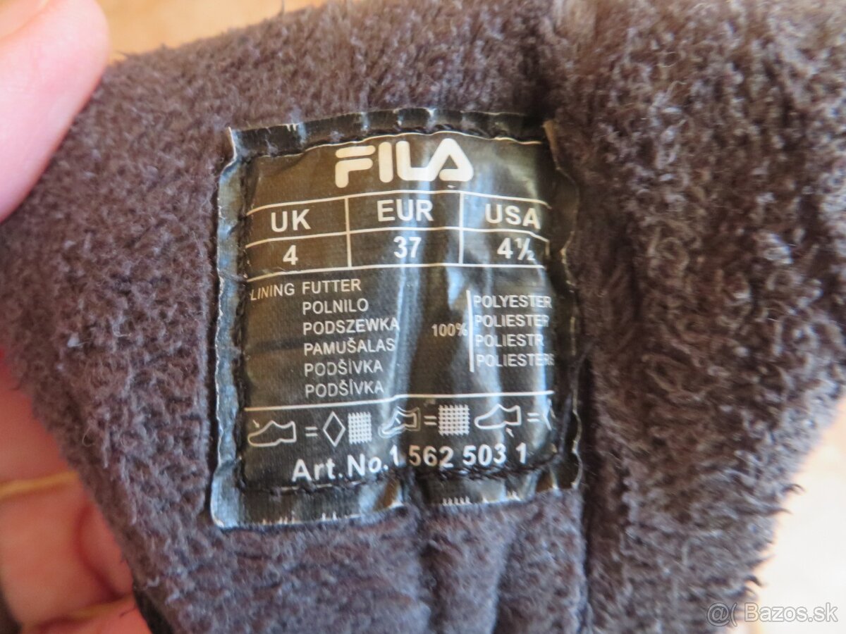 Zimné topánky - veľ. 37 - značka FILA - 2