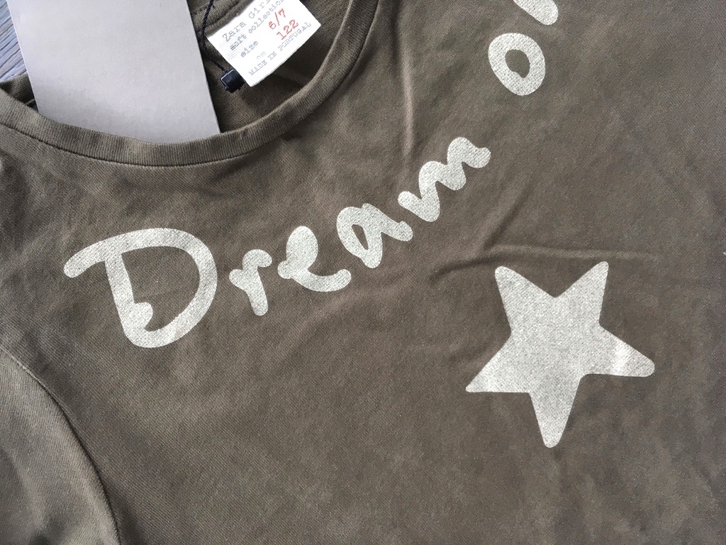 nové dievčenske tricko s visačkou, velkost 122 - 2