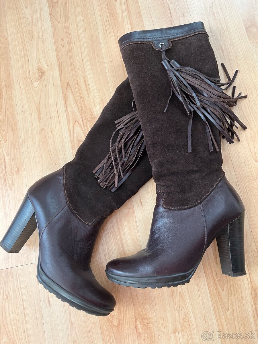 Predám kožené čižmy - 2