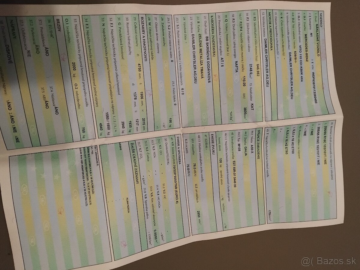 Predám mercedes vito - 2