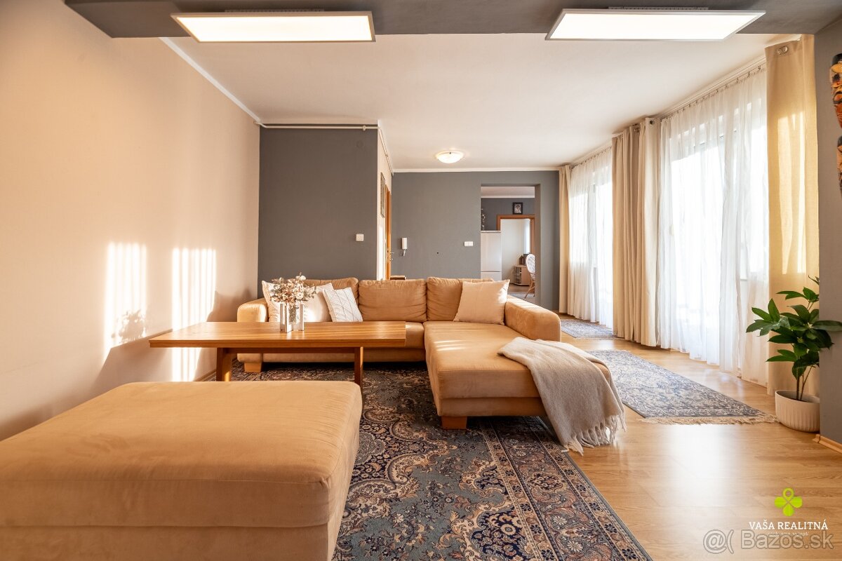 Jedinečný 3 izbový byt Pravenec, terasa, 92 m2 - 2