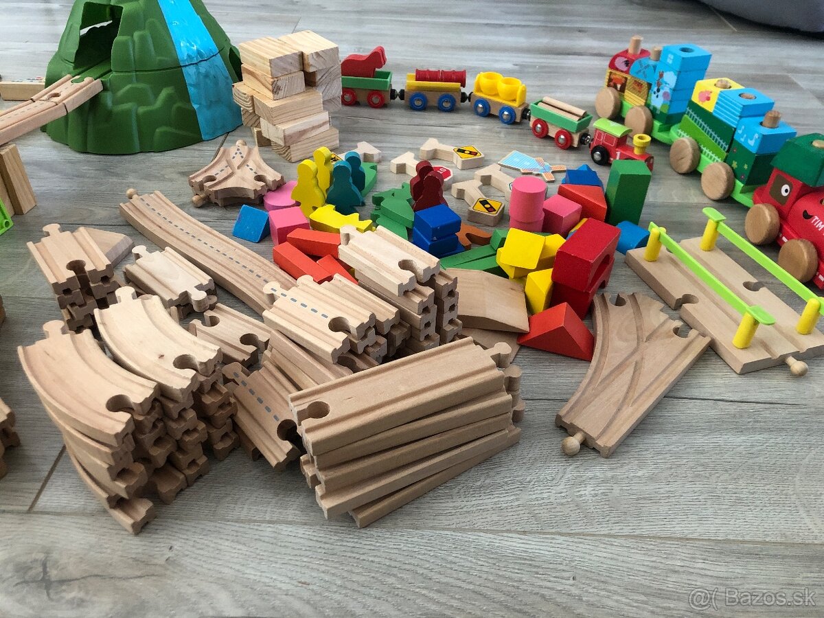 Drevené koľajnice a vlak - 2