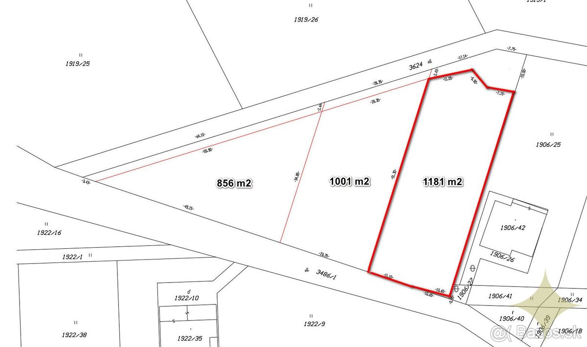 Predaj Stavebný pozemok 1181 m2 Oravská Jasenica okres Námes - 2