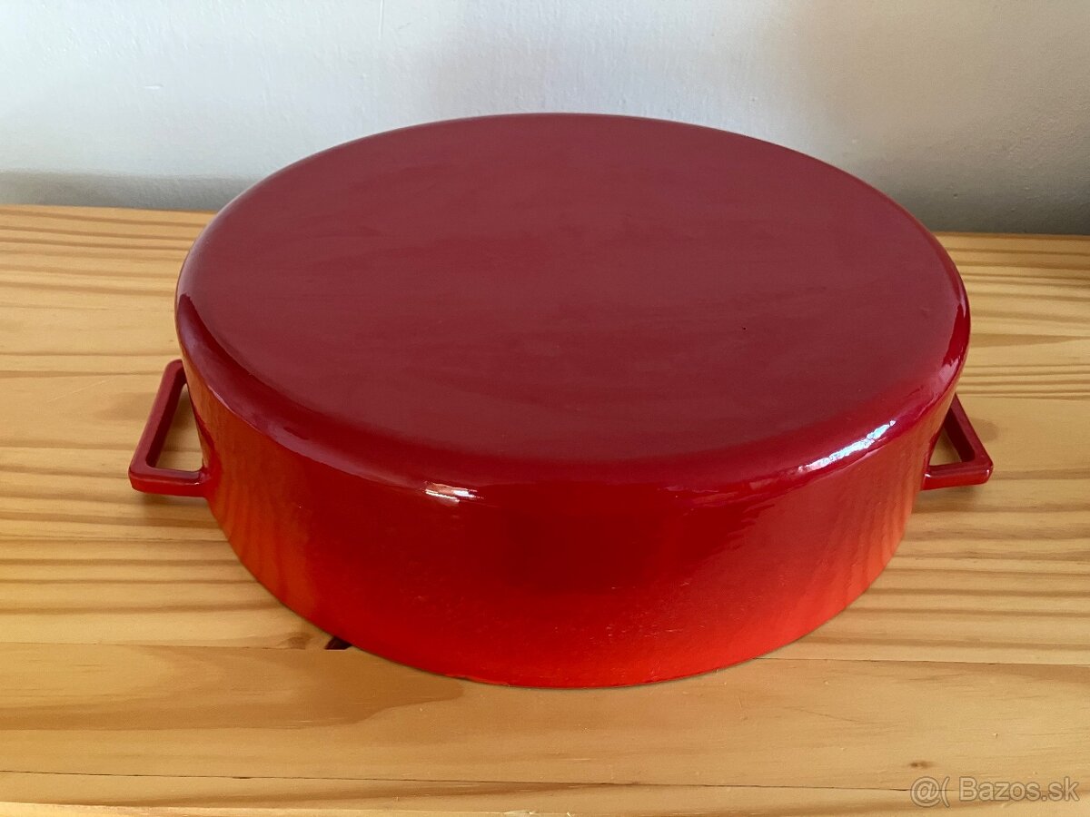 Smaltovany liatinovy hrniec - 2