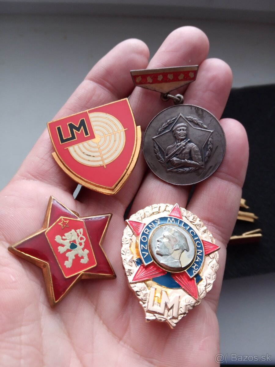 Ľudové Milície odznaky.LM.Milicionar. - 2
