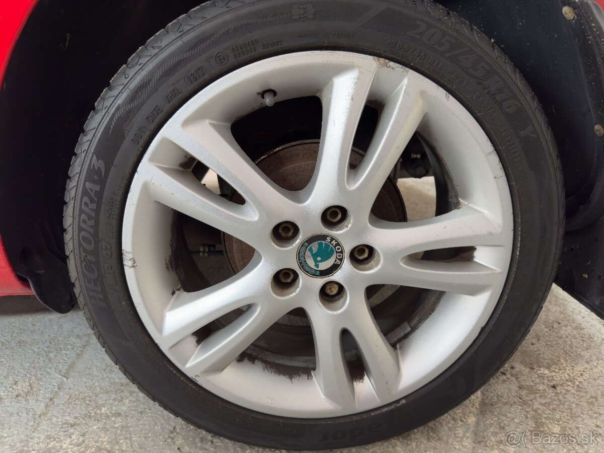 Original disky Škoda 5x100 205/45 r16 - 2