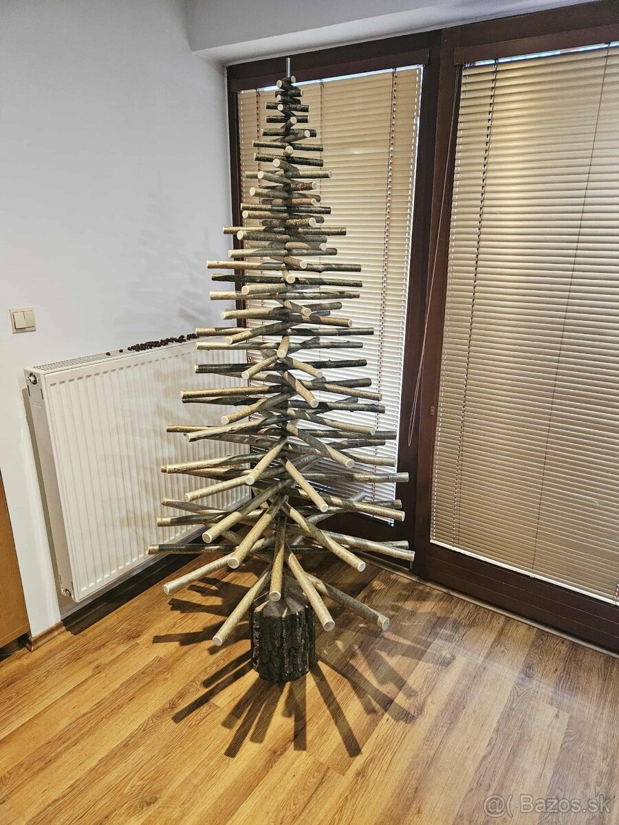 Drevený vianočný stromček - 2
