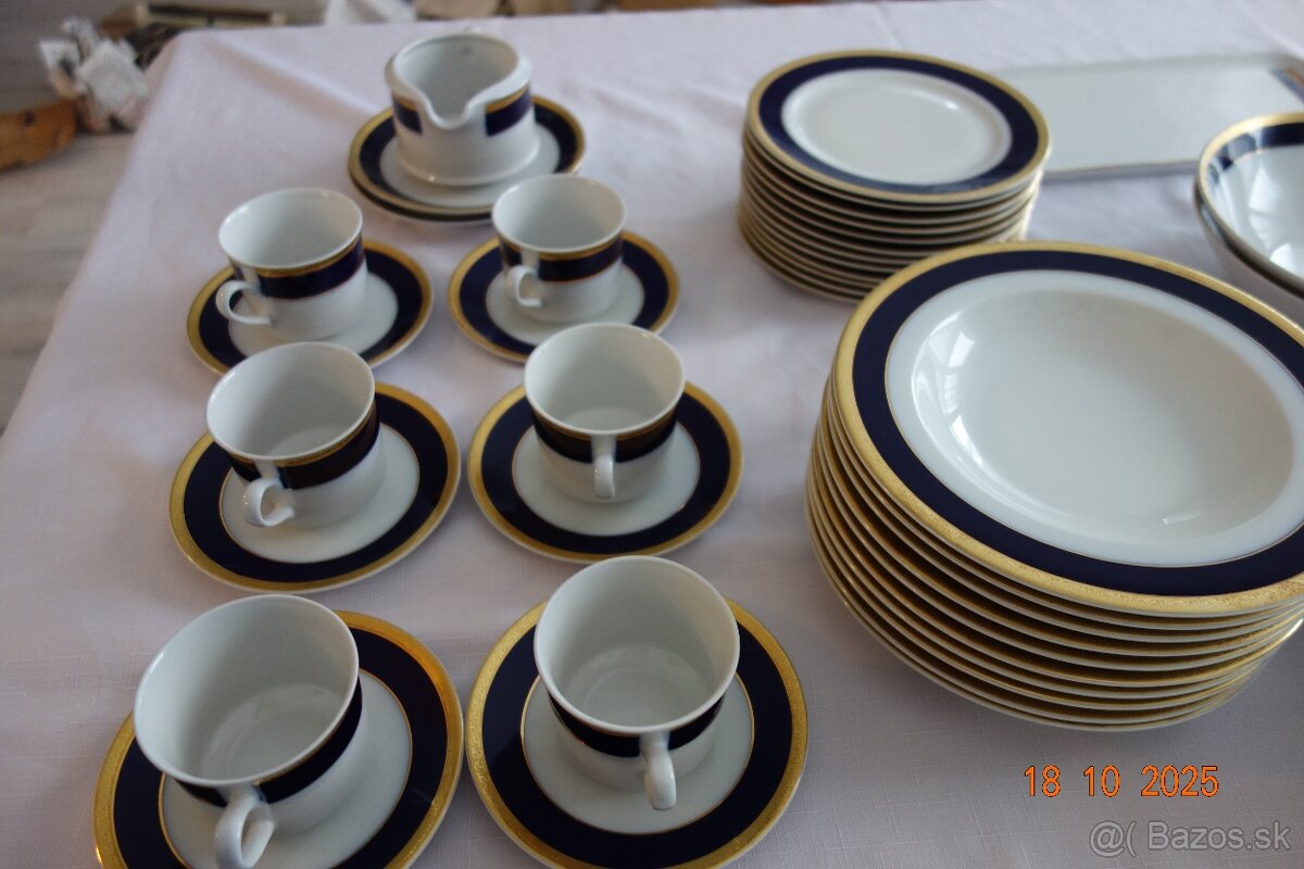 Porcelánová súprava bohemia crystal leander 1946 - 2