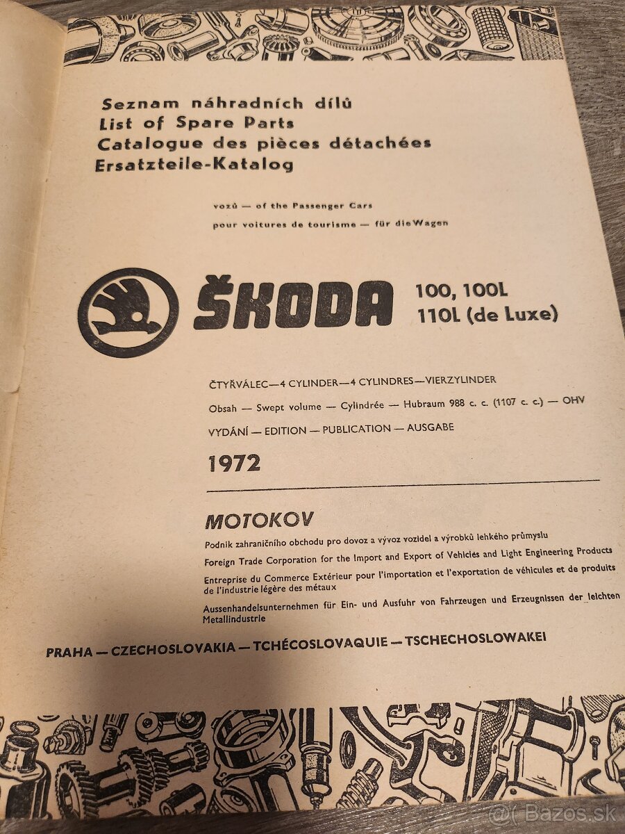 Dodatok katalóg dielov skoda 100 - 2