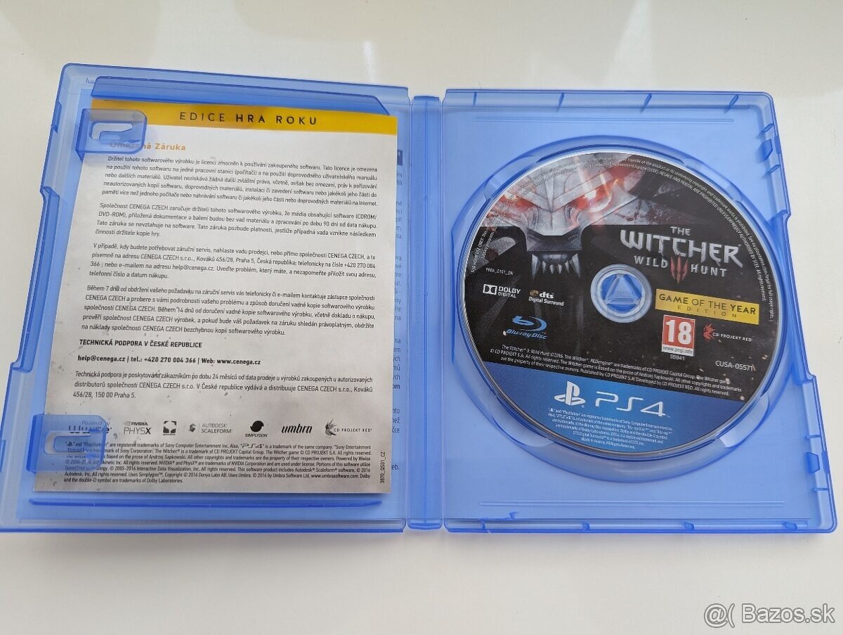 Zaklínač 3: Divoký hon – Edícia Hra Roka --- postovne 2e --- - 2