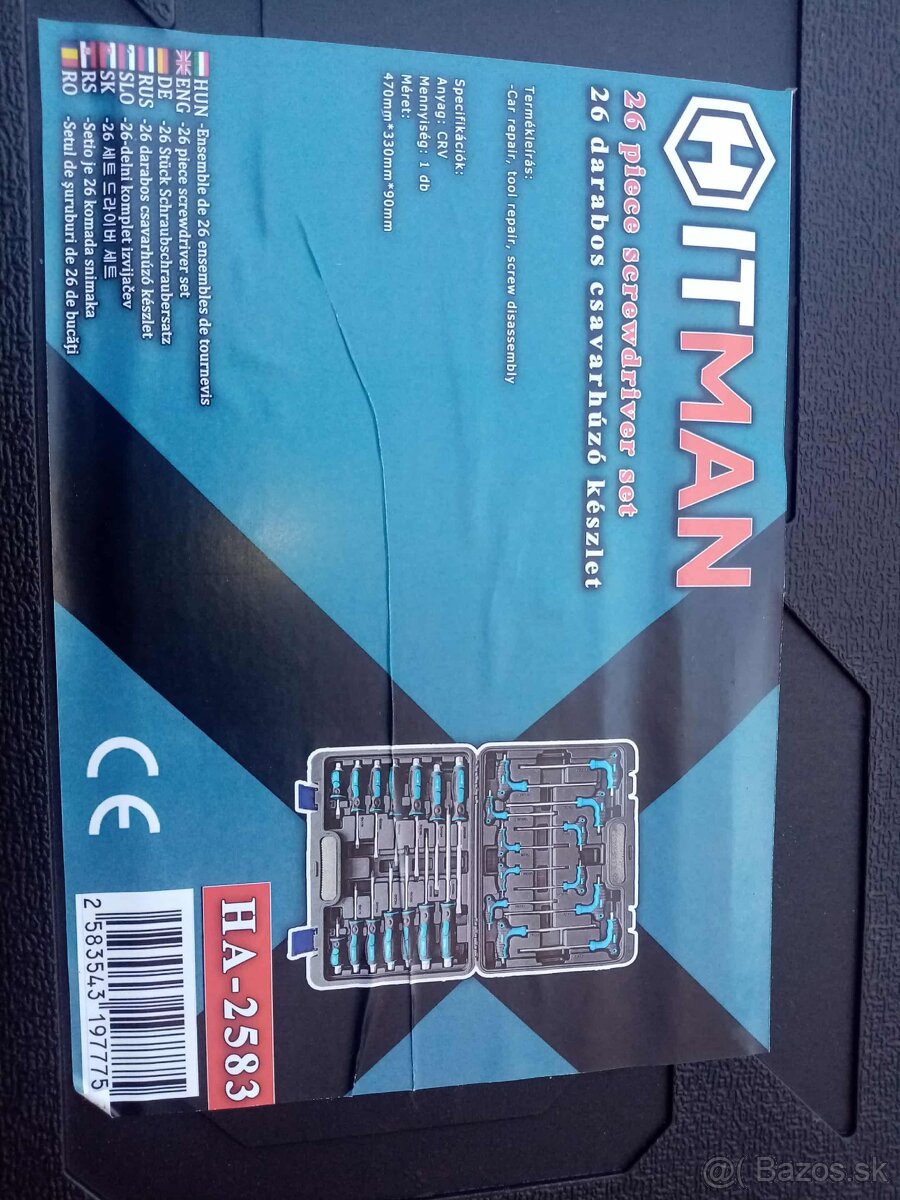 sada šrobovakov torxov - 2