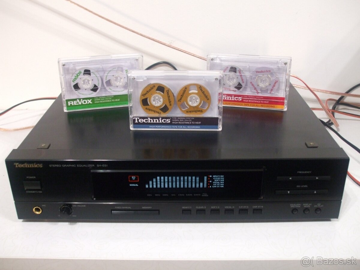 MIDI HiFi graficky equalizer TECHNICS SH-E51 vyr.Japan, AE34 - 2